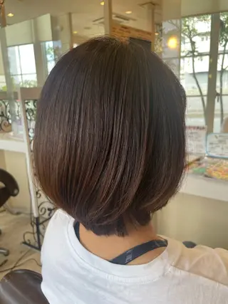 ミディアム Crén by marie 真嘉比店所属・東恩納 誠のヘアスタイル