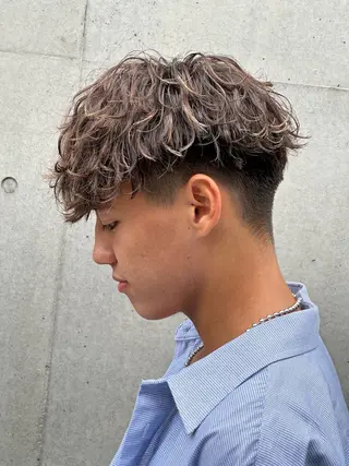 パーマ メンズ 当日予約⭕️ fifth渋谷太田のヘアスタイル