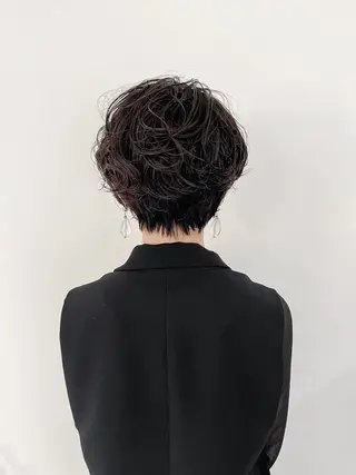 ショート パーマ 梅田 illfrere 所属・イルフレール ryuのヘアスタイル