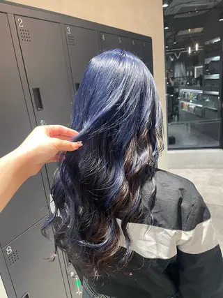 ロング カラー 暖色/ハイトーン/ カラー/HBLのヘアスタイル