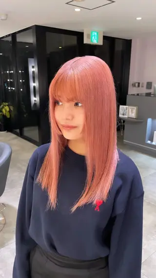 ミディアム LINDO TOKYO 梅田店所属・梅田美容師 nao🐈‍⬛のヘアスタイル