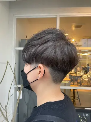 ショート あらいしほ✩.*˚ メンズカットのヘアスタイル