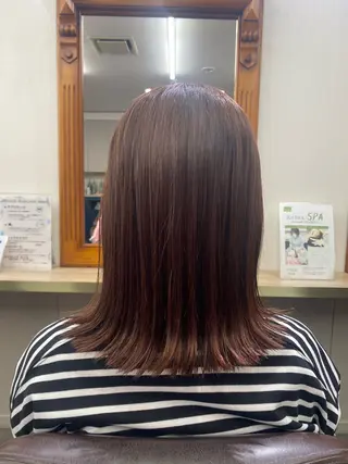 セミロング ️🫧押上️🫧はな 🫧うる艶パーマのヘアスタイル