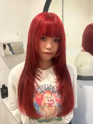 ロング カラー ✩似合わせカラー /レイヤー✩momoのヘアスタイル