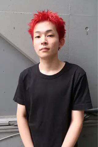 ショート カラー Rei/縦落ち ツイスパ/パーマ特化のヘアスタイル