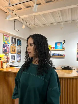 パーマ AOI✖️ BY MY SIDEのヘアスタイル