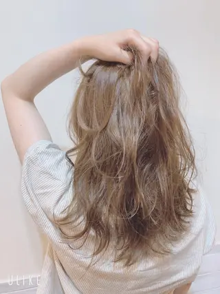 セミロング カラー 櫛部洸貴/ メンズ、ヘットスパのヘアスタイル