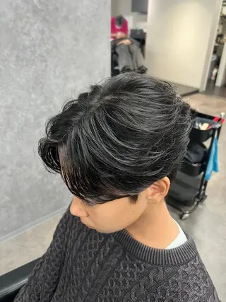 ショート パーマ メンズ 👑立川No.1筋肉 美容師👑しゅーとのヘアスタイル