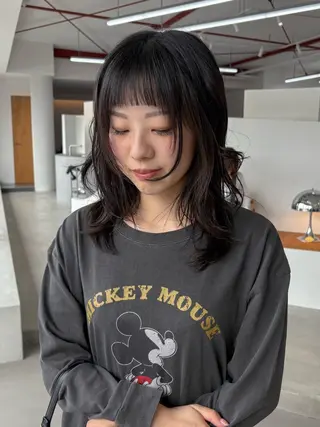 セミロング 🪻韓国カット 🤍yuanのヘアスタイル