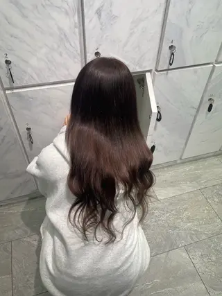 ロング カラー ハイトーンカラーエク ステ🌺RENA🌺のヘアスタイル