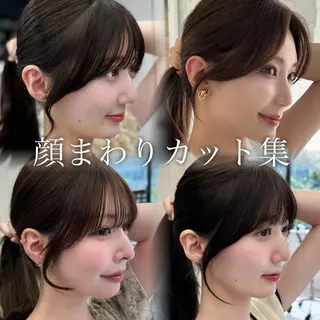 セミロング 映える顔まわり/前髪 特化 💗 ユキマのヘアスタイル