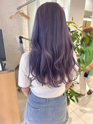 ロング 大川 綾乃のヘアスタイル