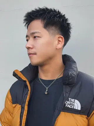 ショート メンズ flash pack所属・勝木 拓のヘアスタイル