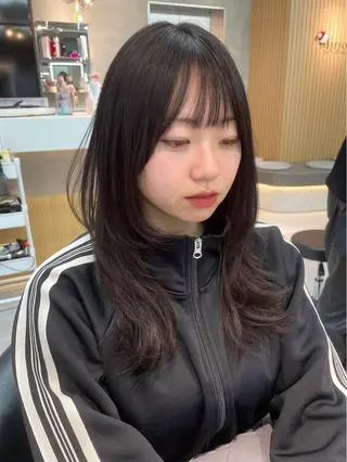 ミディアム カラー ヘアアレンジ 似合わせカラー× ウルフカット/ホマレのヘアスタイル