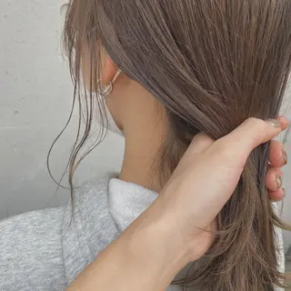 セミロング putri店長 和田鈴采のヘアスタイル