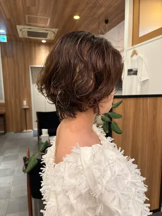 ショート パーマ BEAUTRIUM 穂乃香のヘアスタイル
