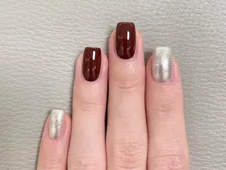 ネイル ワンホンネイル 韓国ネイルのネイルデザイン