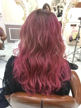 ロング カラー 無料カットモデル募集 BLINK京橋店のヘアスタイル