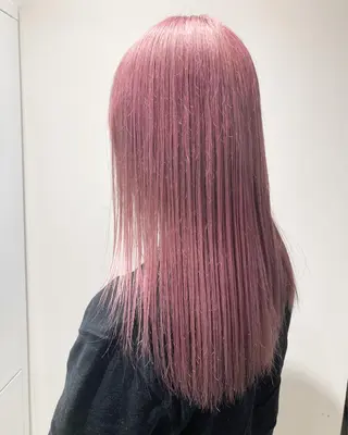 ロング カラー 🟢ウルフ/スパイラ ルパーマ/大西🟢のヘアスタイル