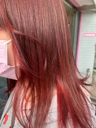 セミロング カラー DiMPlE  ディンプル所属・🌸スタイリスト 山浦美恵のヘアスタイル