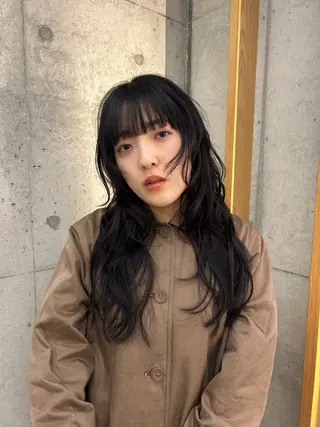 ロング パーマ 横浜パーマ まやのヘアスタイル