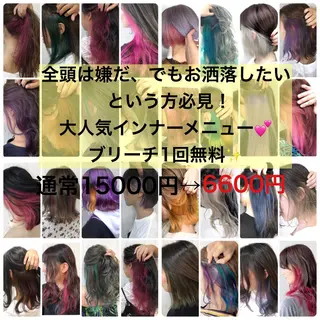 ミディアム カラー メンズカット/波巻き TAKUMAのヘアスタイル