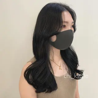 ロング 現地韓国ヘア🇰🇷 Chisaki치사키のヘアスタイル