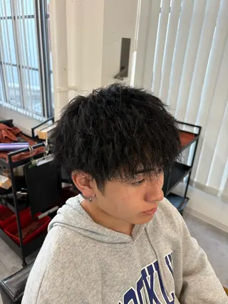 パーマ メンズ CIEL岡山所属・CIEL岡山 koukiのヘアスタイル