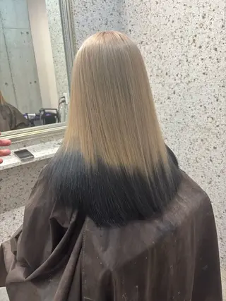 ロング カラー lani hair salon所属・SHOTO ハイトー ン/デザインカラーのヘアスタイル