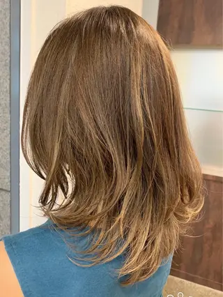 ミディアム カラー WISTERIA P LUS1 ikumiのヘアスタイル