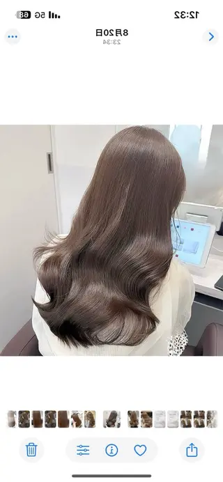 ロング IVE所属・透け感カラー 髪質改善🫧Annaのヘアスタイル