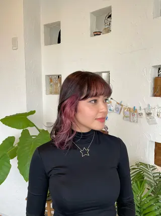 ミディアム カラー 🌸小掛🌸 豊橋外国人風カラーのヘアスタイル