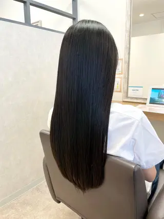 ロング 髪質改善×METEO 店長 貞松直也のヘアスタイル