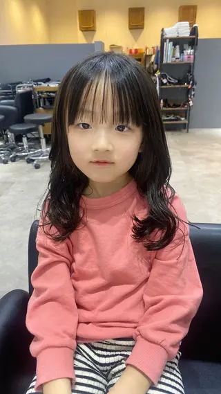 セミロング 韓国風hair💕 Kanonのヘアスタイル