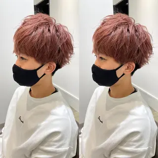 カラー メンズ 細沼 葵のヘアスタイル