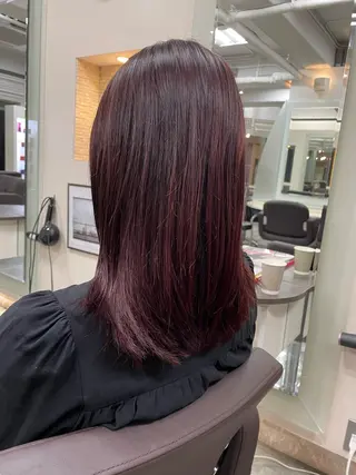 セミロング 平 ちひろのヘアスタイル