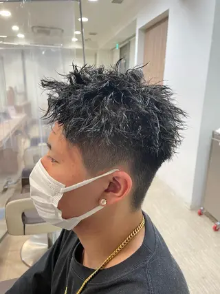 パーマ メンズ 鈴木 拓斗のヘアスタイル