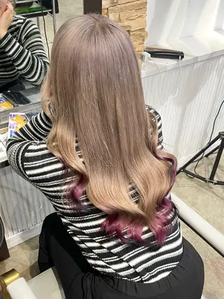 ロング カラー ANKHCROSS池袋店 【アンククロス】所属・アンククロス ななみのヘアスタイル