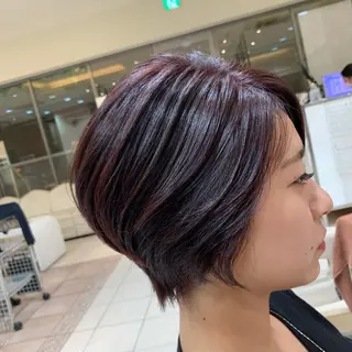 ショート MODEks eau 佐藤優志のヘアスタイル