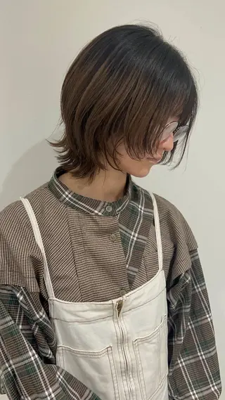 ミディアム カラー 青木 光太朗のヘアスタイル