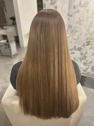ロング 可信 麗菜のヘアスタイル