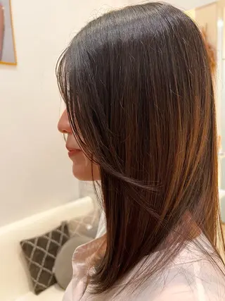 ミディアム カラー パーマ メンズ キッズ ネイル マツエク・マツパ アイブロウ 堀井 凌平のヘアスタイル