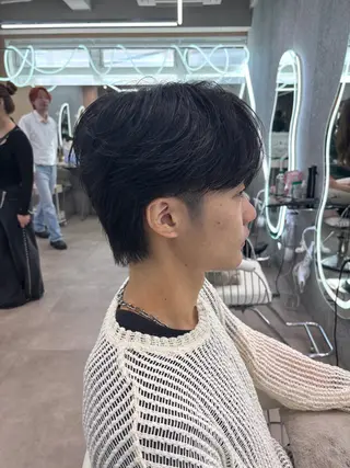 メンズ 大宮/縮毛矯正/透け カラー🫧堀米 直生のヘアスタイル