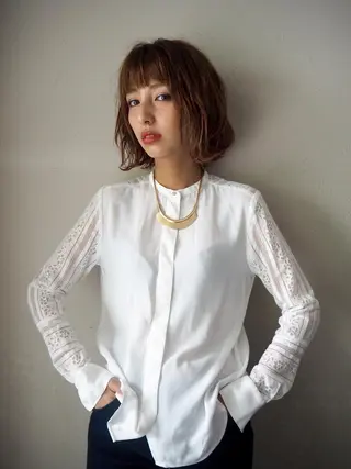 ミディアム 高橋 悠介のヘアスタイル