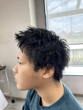 メンズ arika オケシ　リョウダイのヘアスタイル