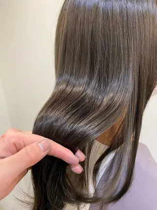 ミディアム カラー マツモト カラー/ショートボブのヘアスタイル