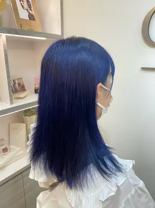 セミロング garage.所属・吉田 慎冴/メンズパーマのヘアスタイル