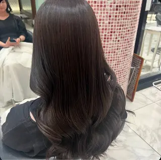 ロング パーマ 篠谷 悠衣のヘアスタイル
