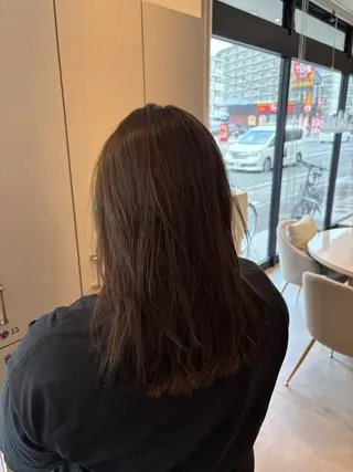 セミロング レイヤー/透明感/髪 質改善/メンズ/佐藤のヘアスタイル