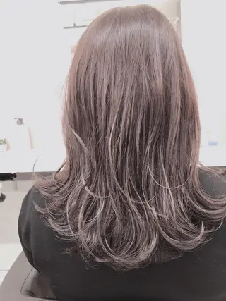 ロング カラー パーマ ヘアアレンジ メンズ キッズ ネイル マツエク・マツパ ♡モテ髪/似合わせ♡ 透明感/JUICE♡のヘアスタイル